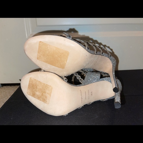 Sergio Rossi Kimberly 105 Crystal Heeled Sandals - Picture 14 of 15